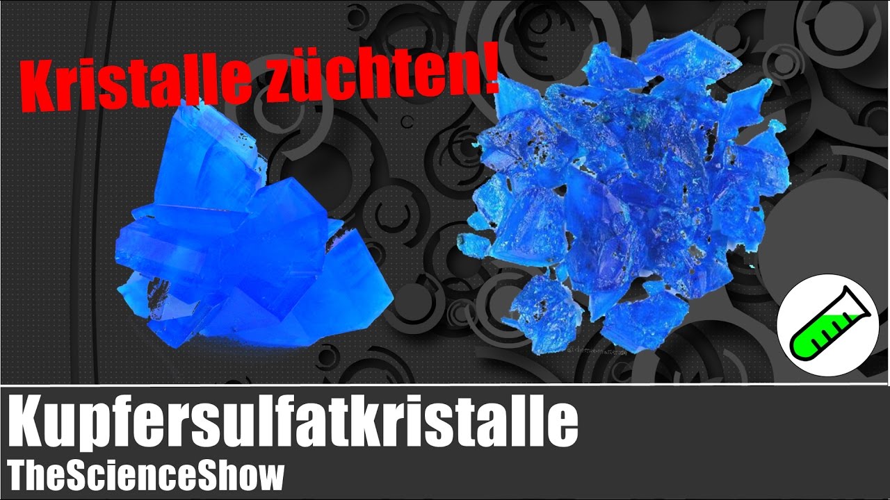 Kupfersulfatkristalle züchten! | TheScienceShow