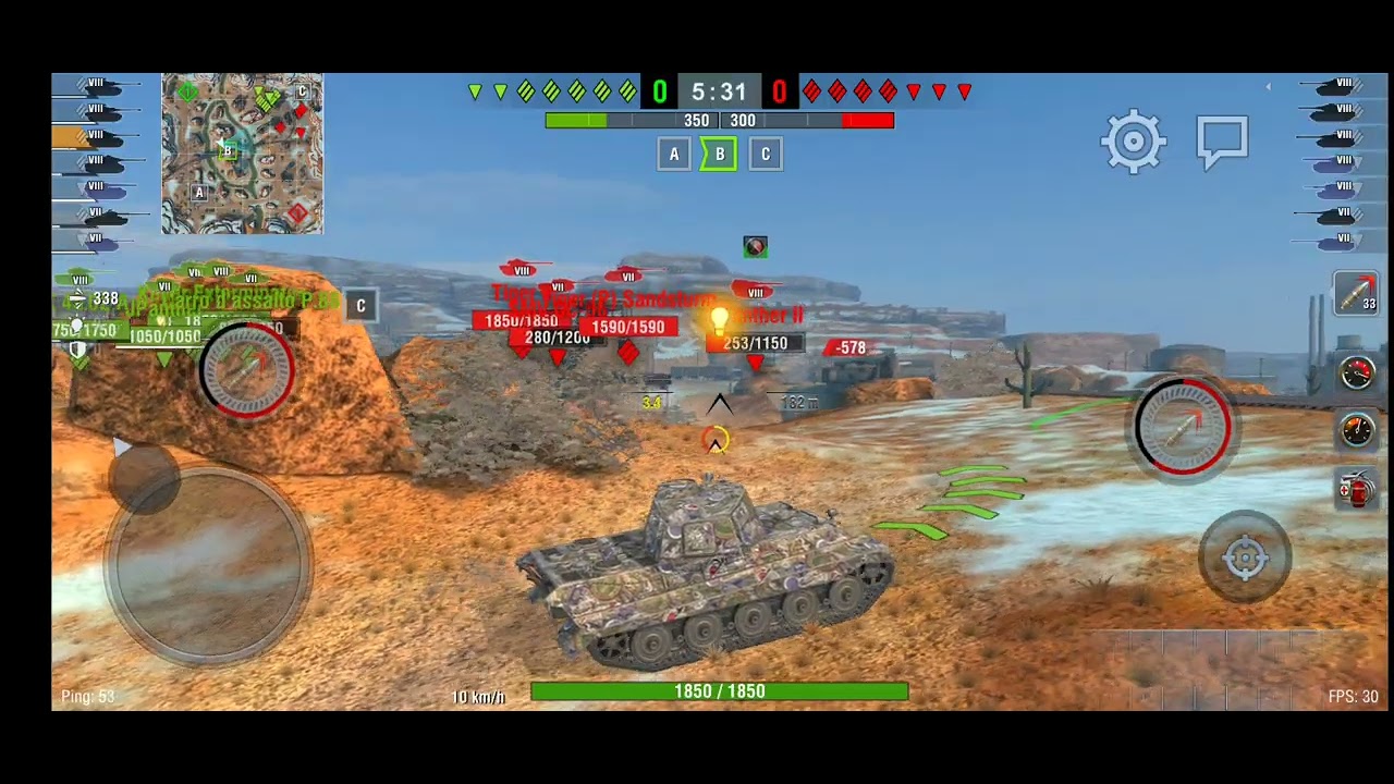 Rushing enemy with Tiger II #germanbias #wot #wargamingnet 