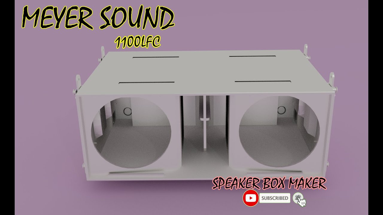 Meyer Sound  1100LFCX  2X18- Speaker Plan- Mod. 2020