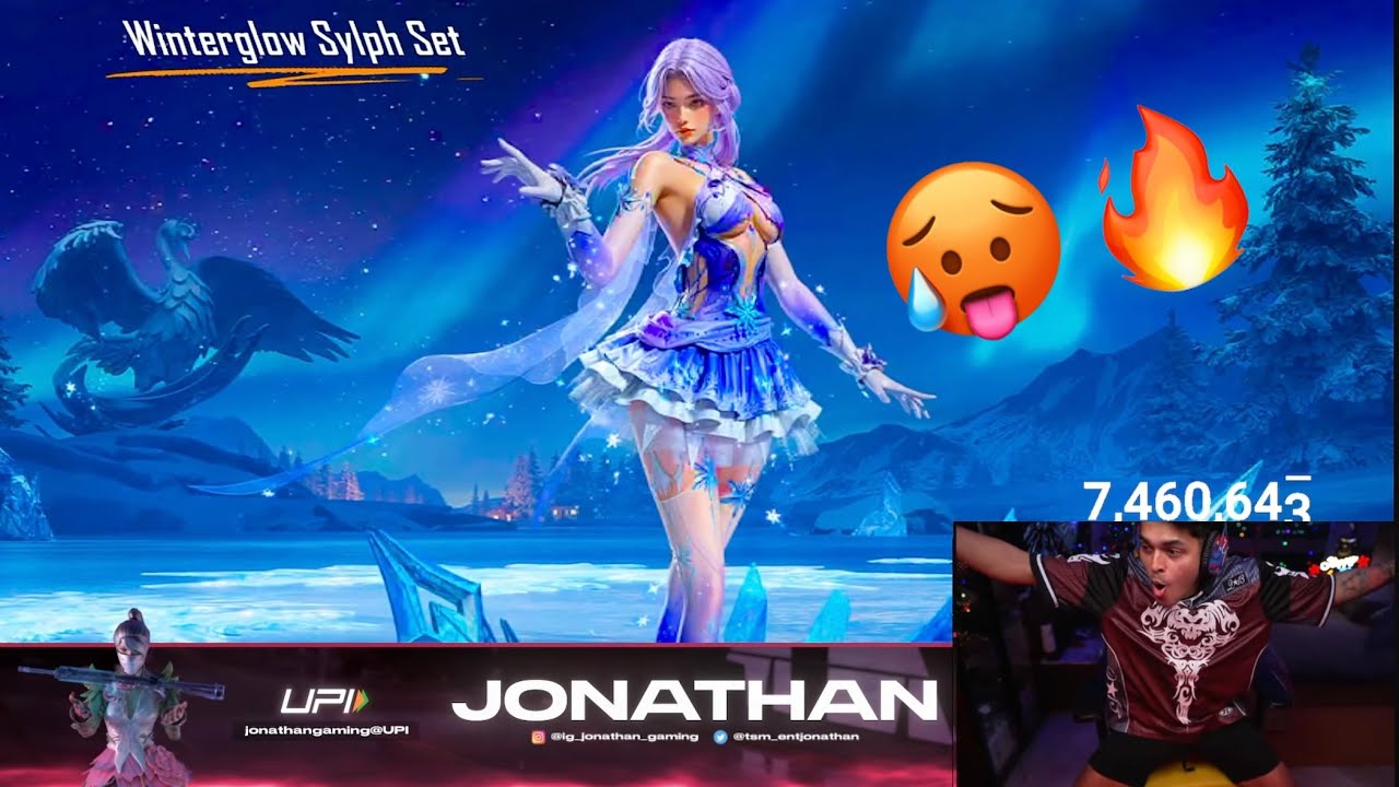Jonathan unlock winter glow sylph outfit😱🔥| Crate opening OP