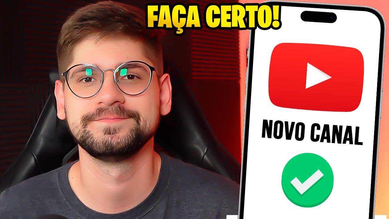 Como Criar um Canal no YouTube do Zero pelo celular em 2025