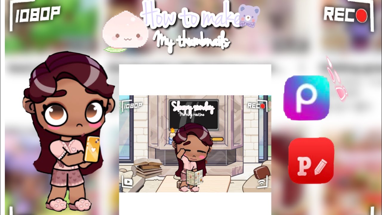 Showing a tutorial how to make my thumbnails for a celebration 