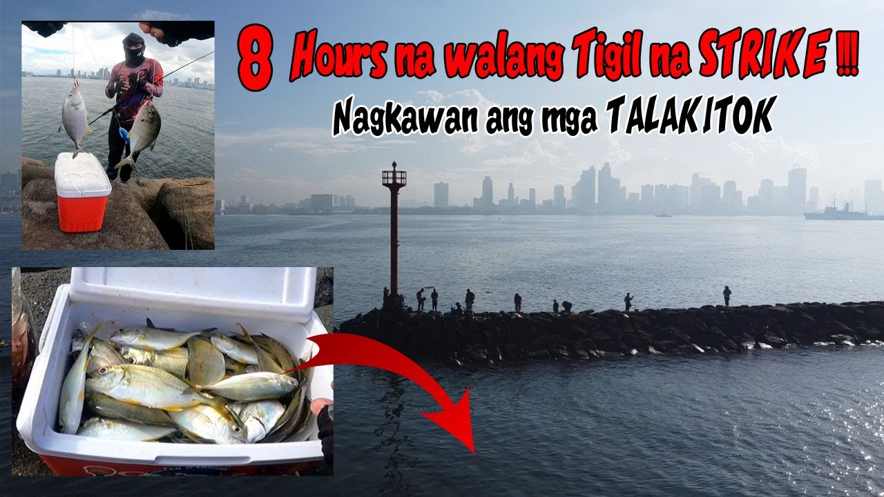 8 hours walang tigil na Fish On!! Manila Bay Fishing Tournament | Angler Warriors