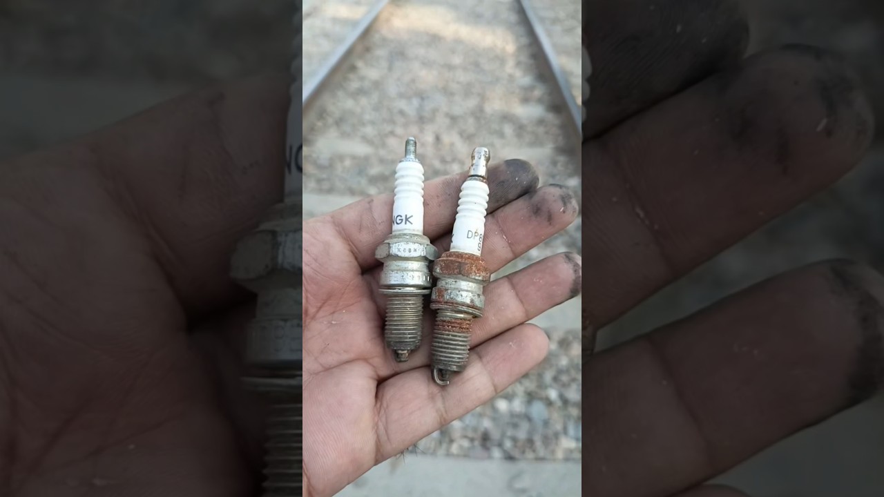 Train Vs. Bike Spark Plug #shorts #viral #train #bike #plug #gujranwalaskill