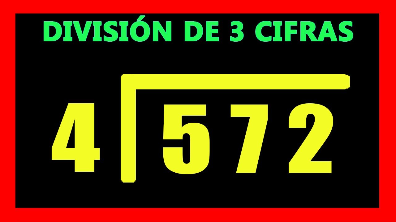 ✅👉 Divisiones de 3 cifras adentro y 1 afuera