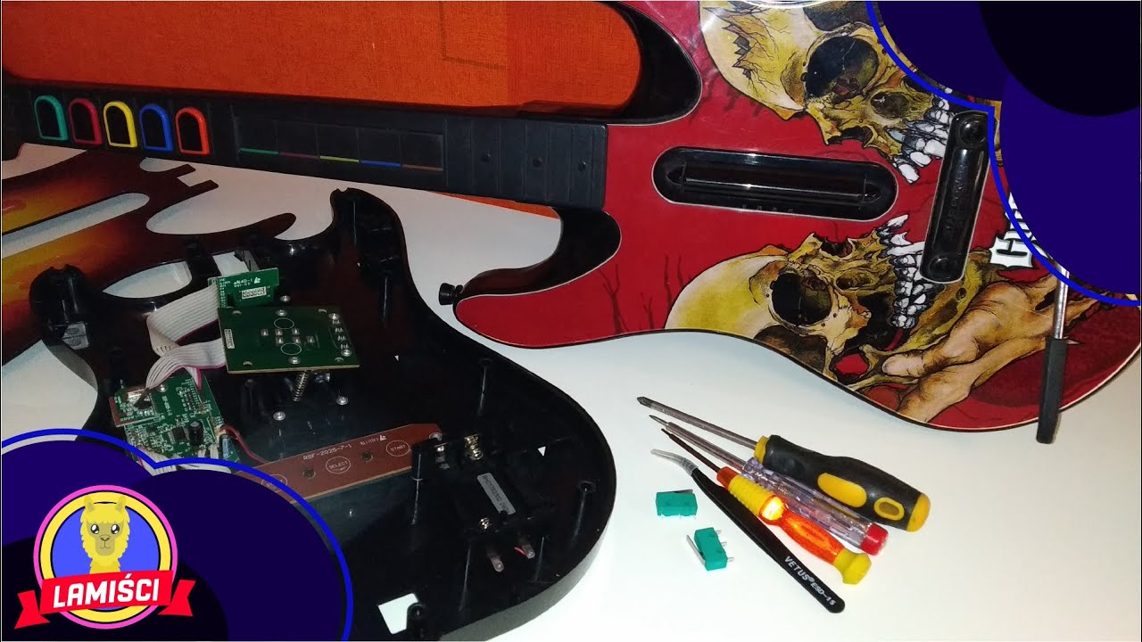 Zlamiłem... Naprawa gitary z Guitar Hero