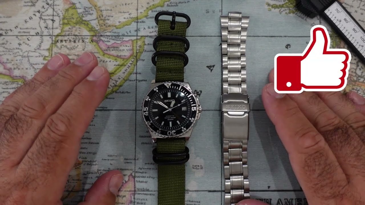 Todo un superviviente en esta revisión. Seiko Kinetic Diver, el pequeño Caesar.