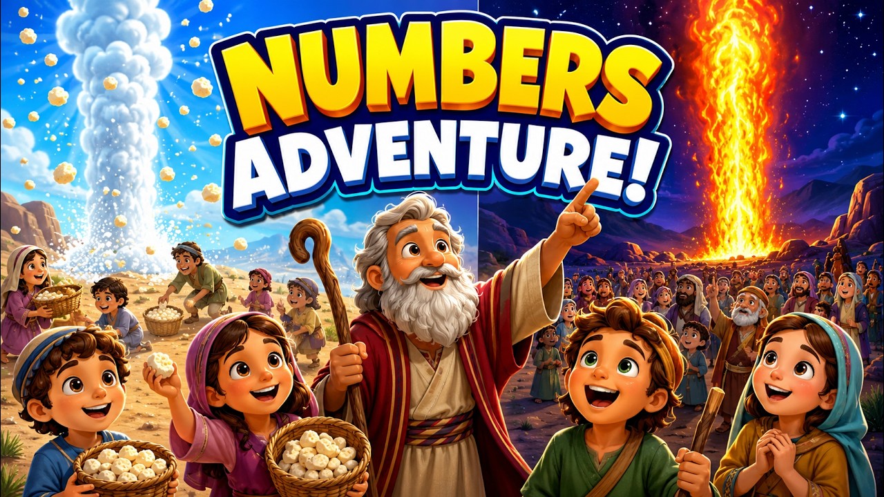 Cloud by Day, Fire by Night | Numbers Bible Song for Kids