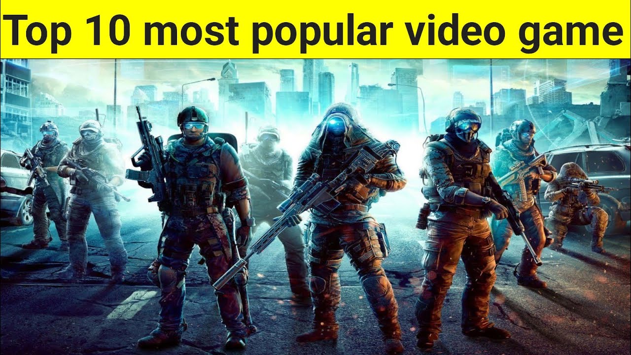 Top 10 Most Played & Popular Video Games Worldwide😱