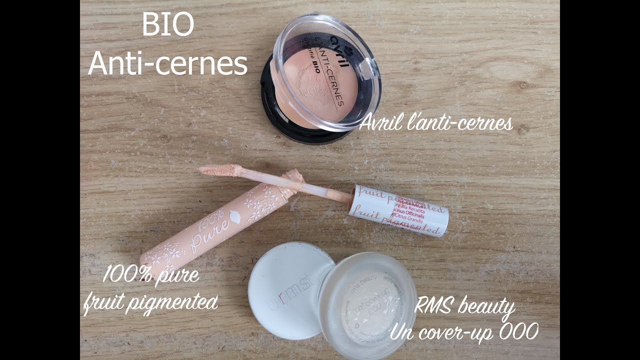 BIO | ANTI-CERNES : RMS Beauty ? 100% pure ? Avril ? Ma revue!