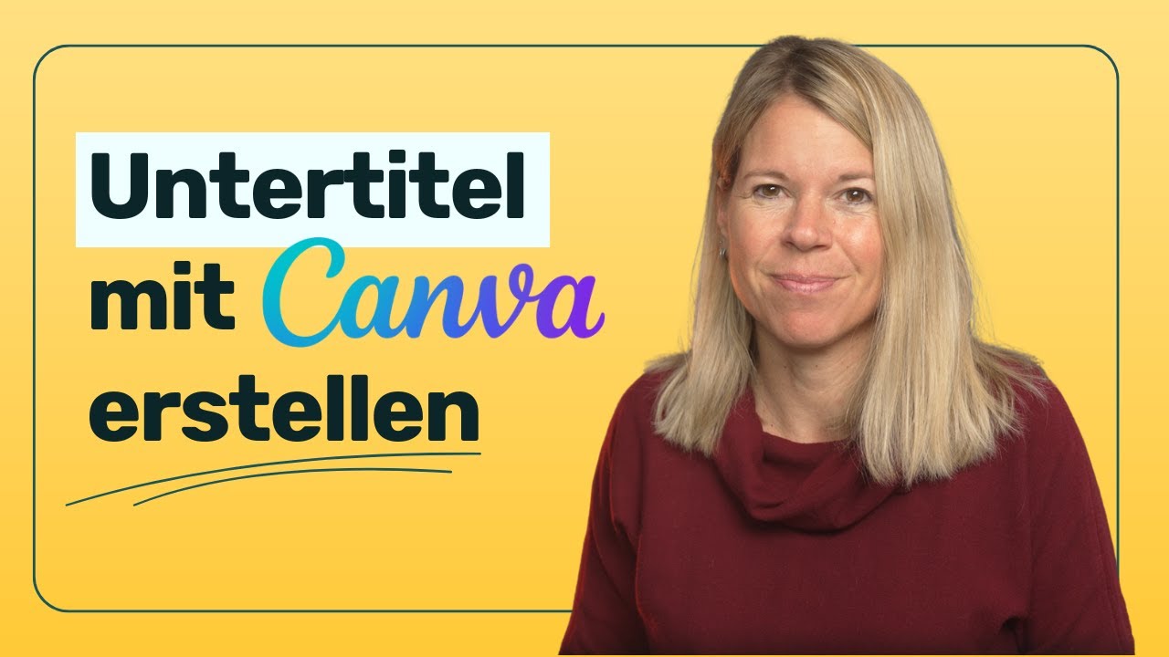 Einfach und kostenlos Videos in Canva untertiteln - auch Schweizerdeutsch
