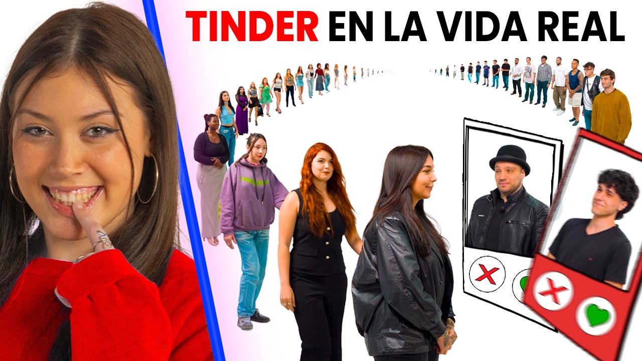 50 SOLTEROS ENFRENTAN TINDER EN LA VIDA REAL