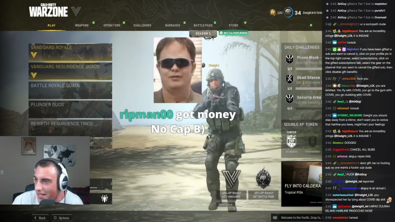 Beta Dwight_LOL getting outed by girl