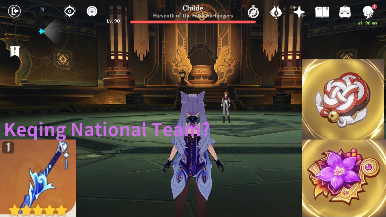 Lvl 80 Keqing National Team? vs Lvl 90 Childe | Genshin Impact