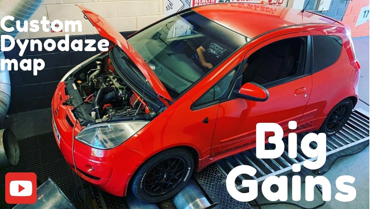 Stage 1 Custom Dynodaze Ecutek Remap Mitsubishi Colt Czt Big Gains over standard