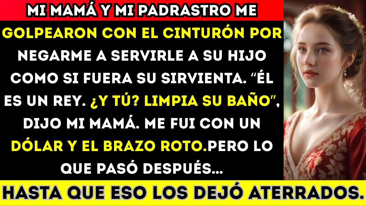 Mi mamá y mi padrastro me golpearon con el cinturón porque me negué a servirle al hijo de él. Me