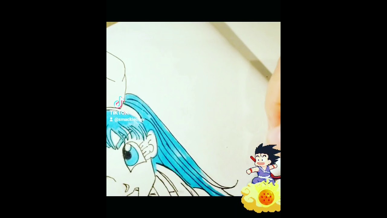 dragonball characters drawing bunny bulma
