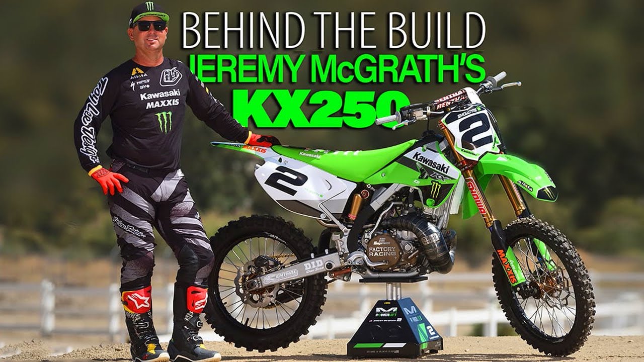 Jeremy McGrath's Kawasaki KX250 TWO STROKE