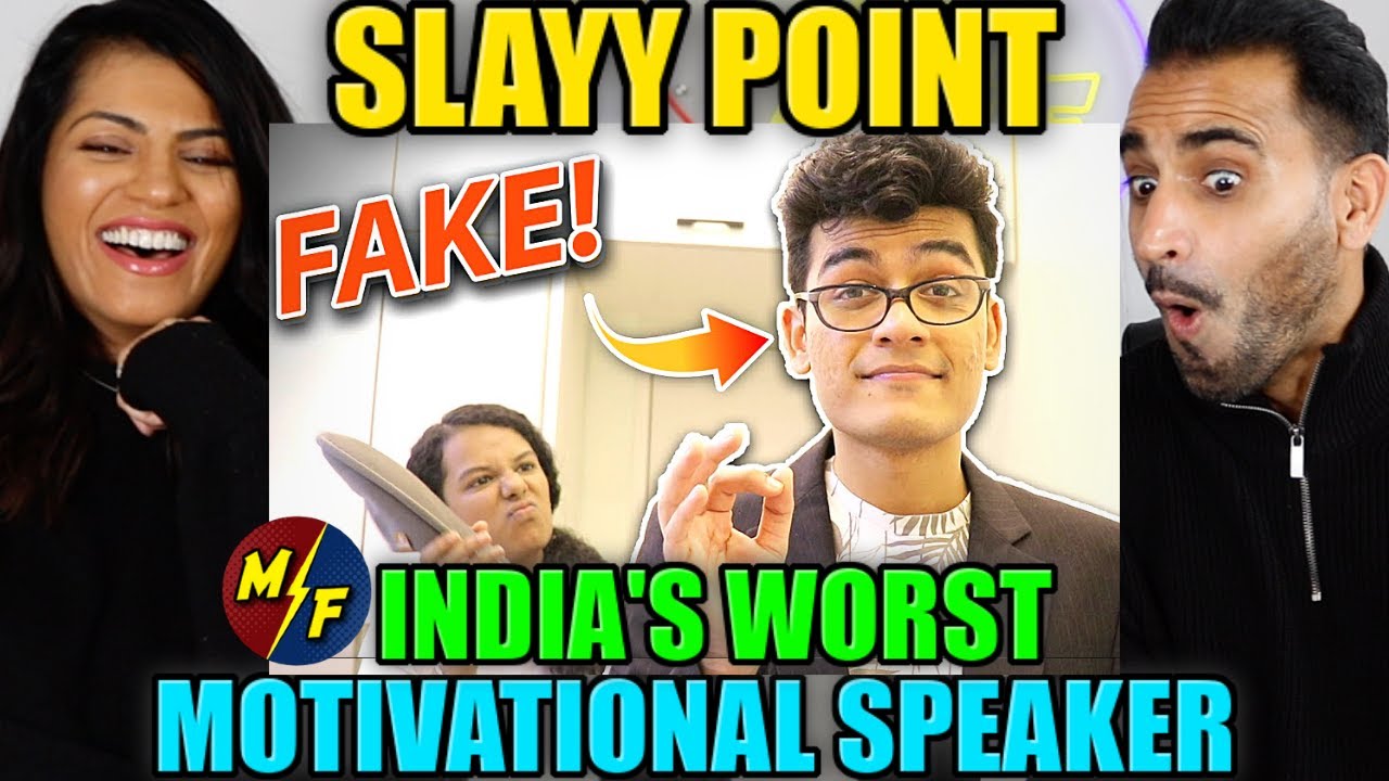 SLAYY POINT | India’s Worst Motivational Speaker | REACTION!!