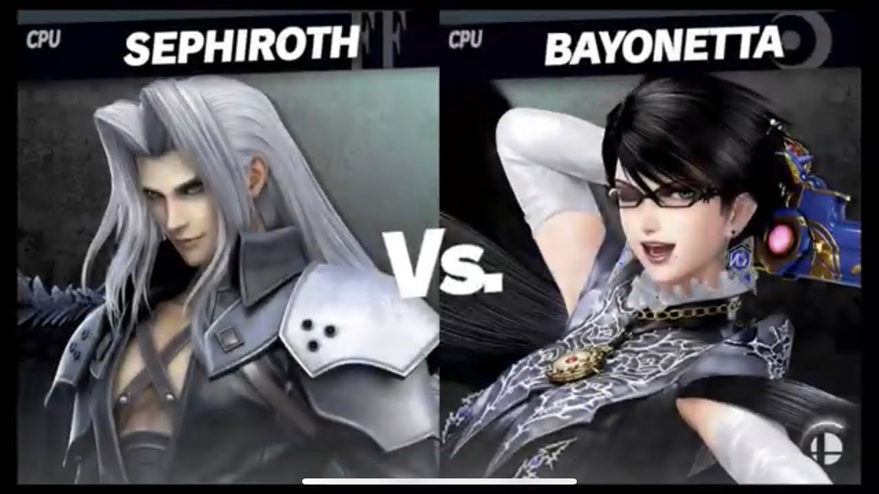 Super Smash Bros. Ultimate - Sephiroth VS Bayonetta