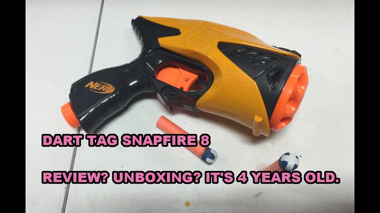 DART TAG SNAPFIRE 8 - An unboxing way too late (still better than the Hammershot) | Walcom S7