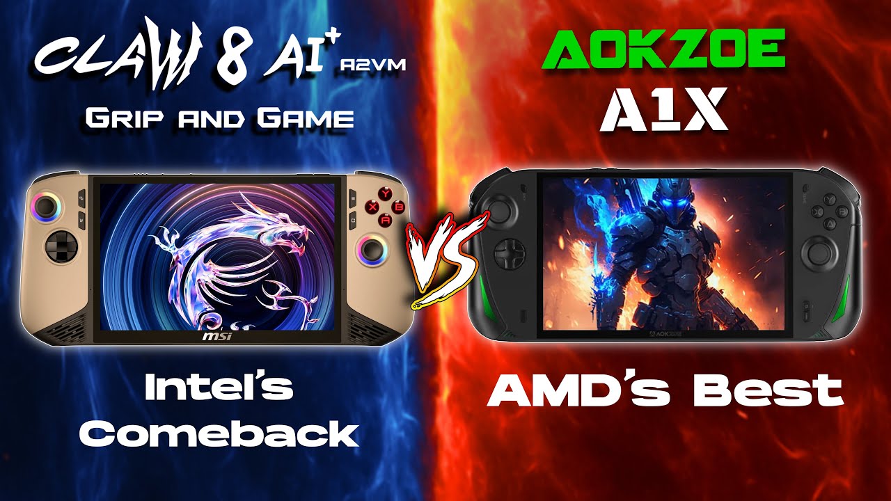 MSI Claw 8 против AOKZOE A1X