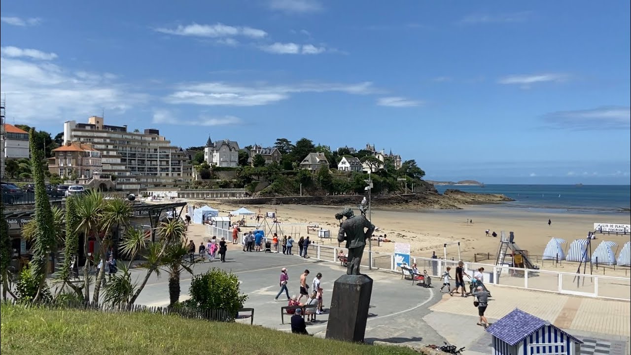 WALKING TOUR IN DINARD, BRITTANY, FRANCE 🇫🇷