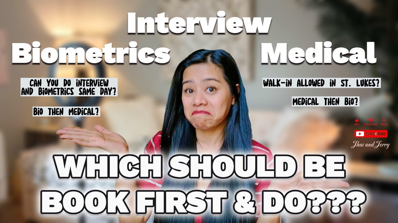 K1 VISA| WHICH SHOULD COME FIRST BIO OR MEDICAL| CAN YOU DO BIOMETRICS & INTERVIEW TOGETHER #k1visa