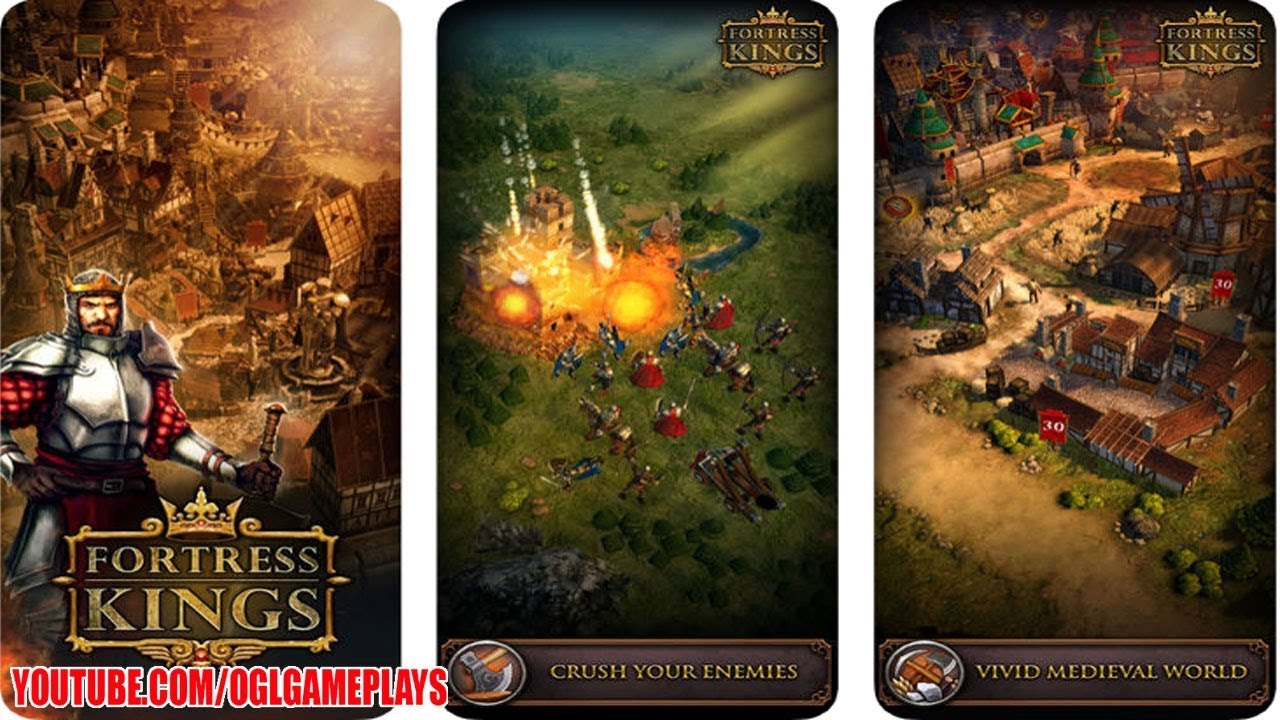 Fortress Kings - Strategy MMO (by XYRALITY) iOS Gameplay