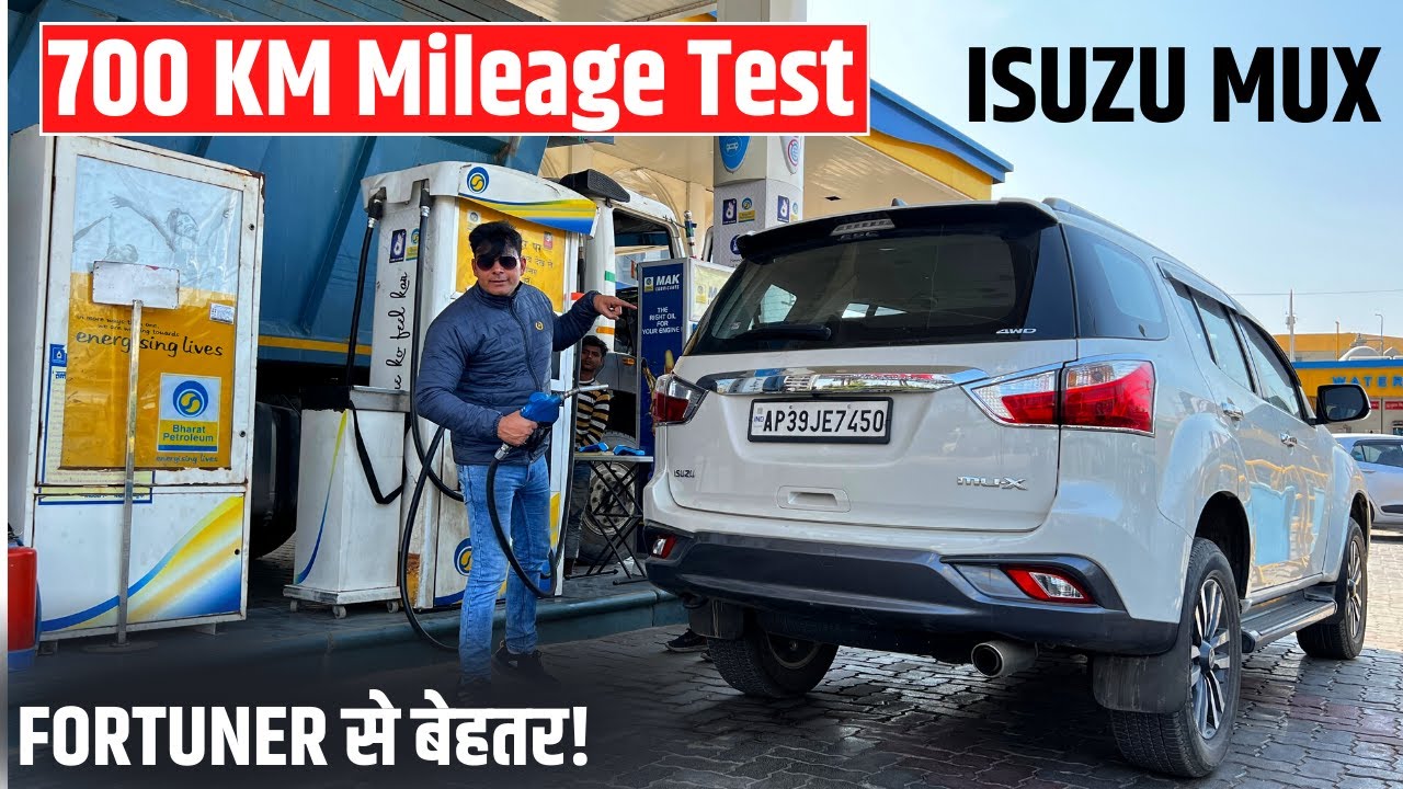 ISUZU MUX 1600 KM Driving Experience with mileage test
