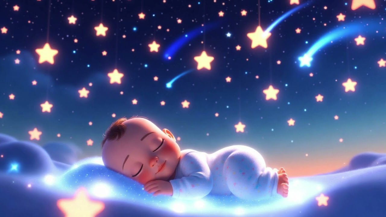 Gentle Night Sky Lullaby  | Soft Starry Song for Babies & Toddlers | Sleepy Time Lullaby