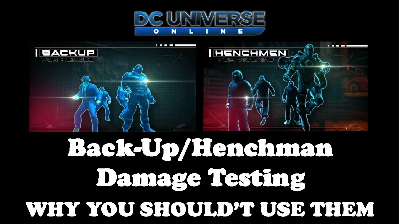 Back-Up/Henchman Trinket Damage Testing