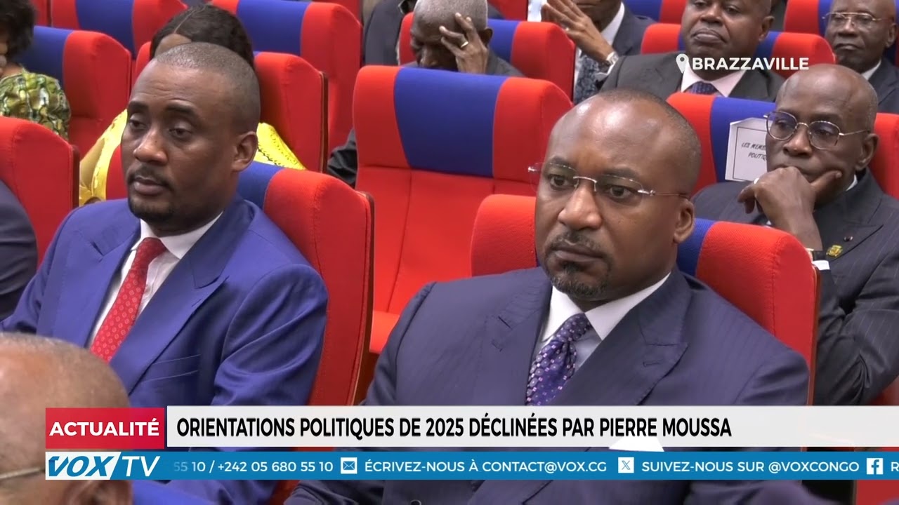 Pierre Moussa pr&eacute;sente les orientations politiques pour 2025