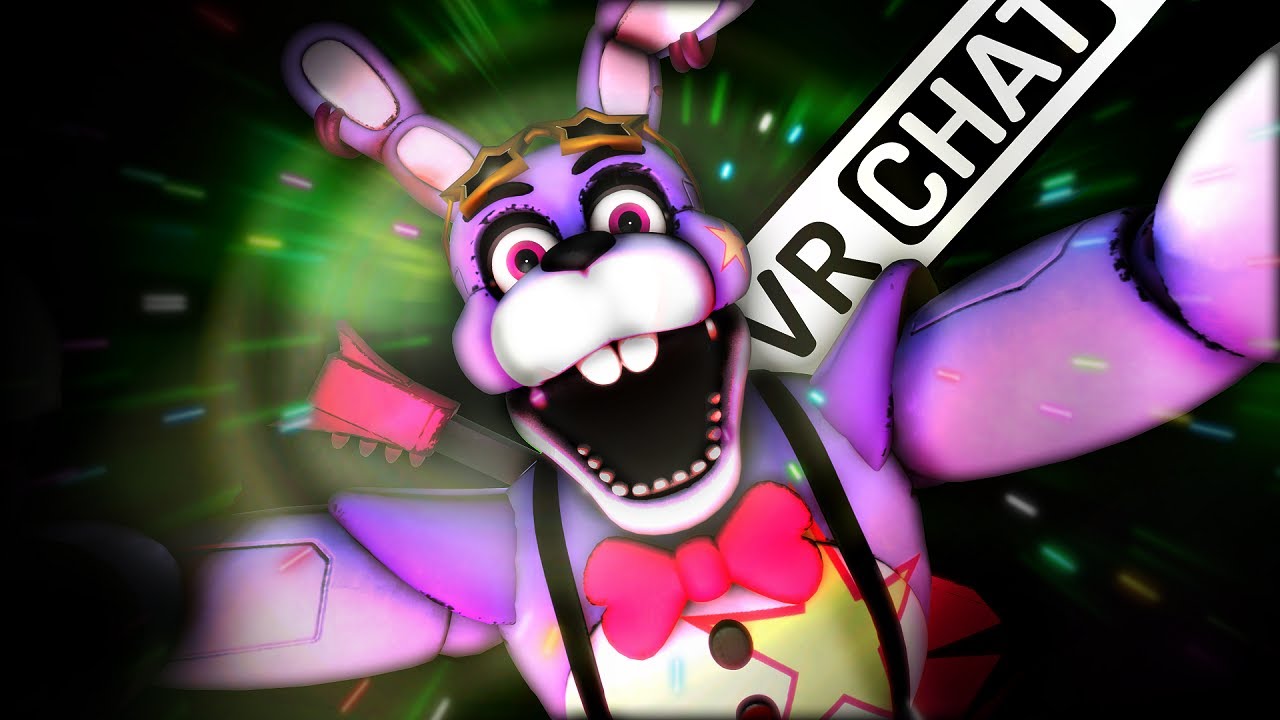 GLAMROCK BONNIE Hops on VRCHAT!!! (FNaF Voice Trolling!)