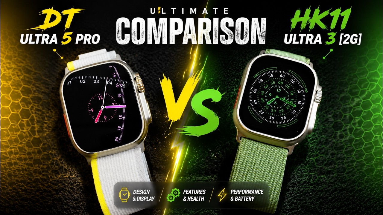 DT Ultra 5 Pro vs HK11 Ultra 3 [2G] | Kt&oacute;ry smartwatch Ultra wybrać?