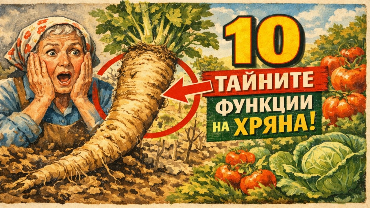 Хрянът: ТАЙНОТО ОРЪЖИЕ на вашата градина! 10 скрити функции, които ще ви ШОКИРАТ