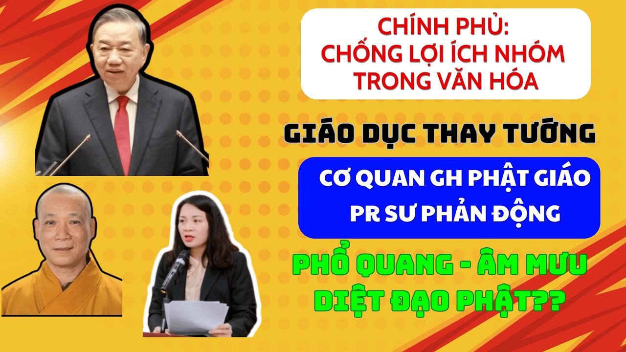 Chính phủ: Chống Lợi ích nhóm trong Văn hóa! Giáo dục thay tướng. Phổ Quang âm mưu Phản loạn???