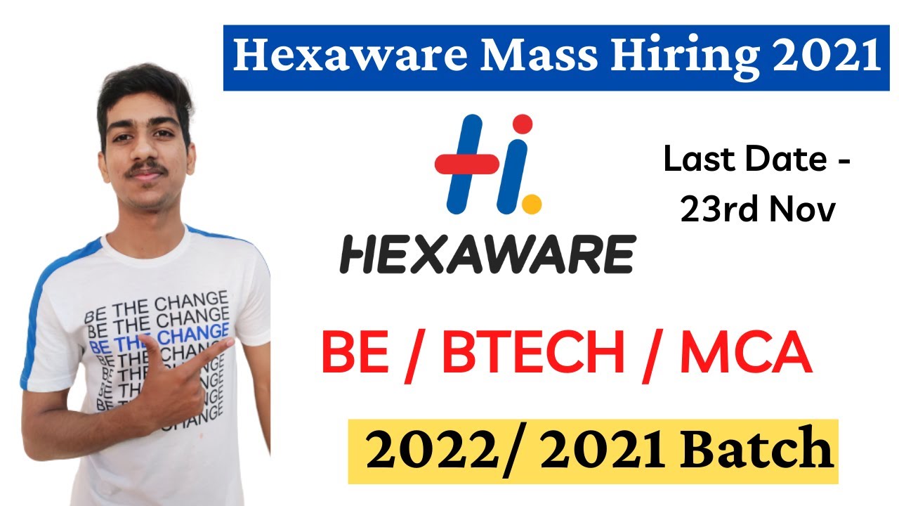 Hexaware Recruitment 2022| Hexaware Off Campus Drive 2021| Hexaware Freshers Hiring 2021/2022 Batch