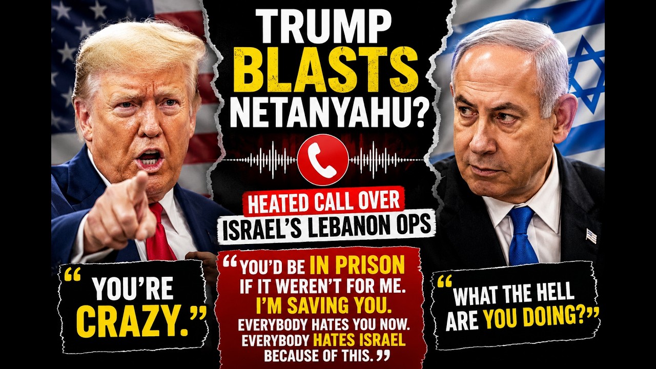 Trump-Netanyahu Rift? Report Claims Heated Call Over Israel's Lebanon Operations