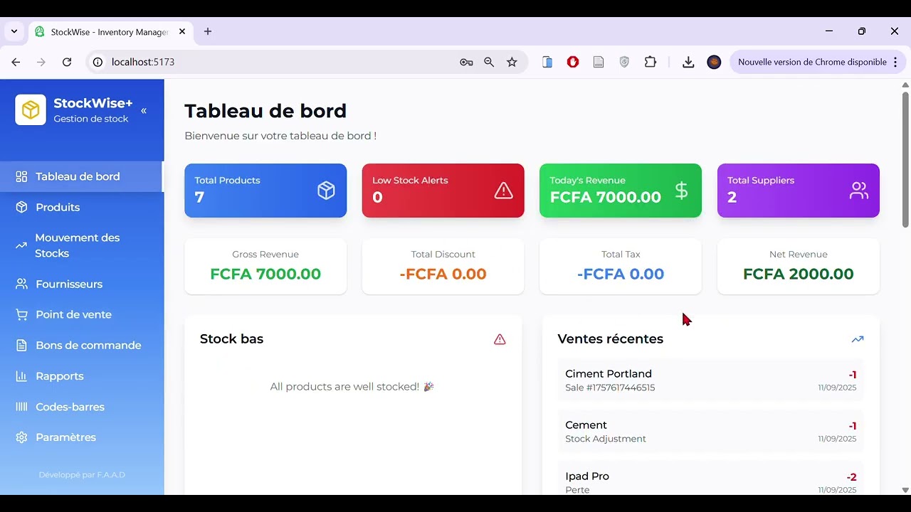 Logiciel de Gestion de Stock PART 1