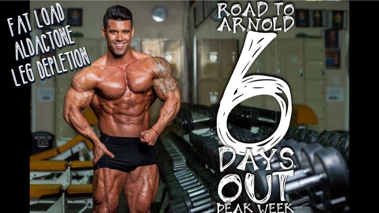 SANTI ARAGON | ROAD TO ARNOLD | 6 DAYS OUT | PEAK WEEK | FAT LOAD | ALDACTONE | LEG DEPLETION