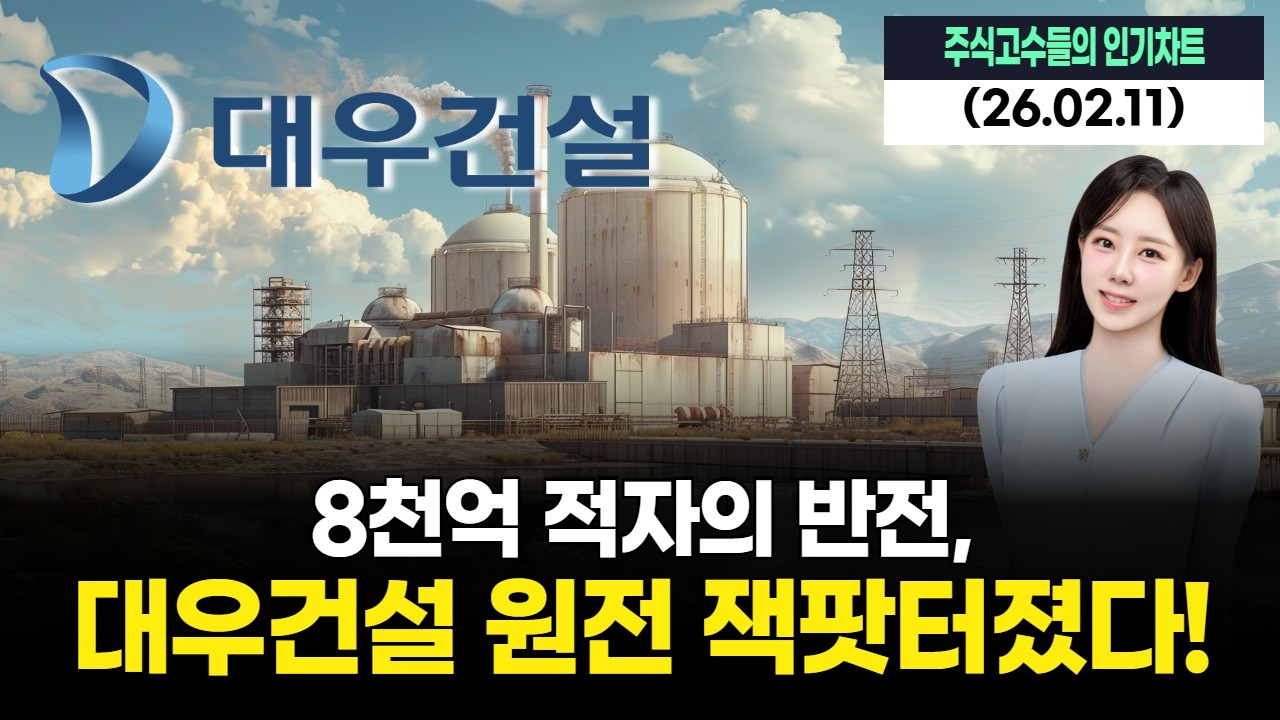 8천억 적자의 반전, 대우건설 원전 잭팟터졌다!