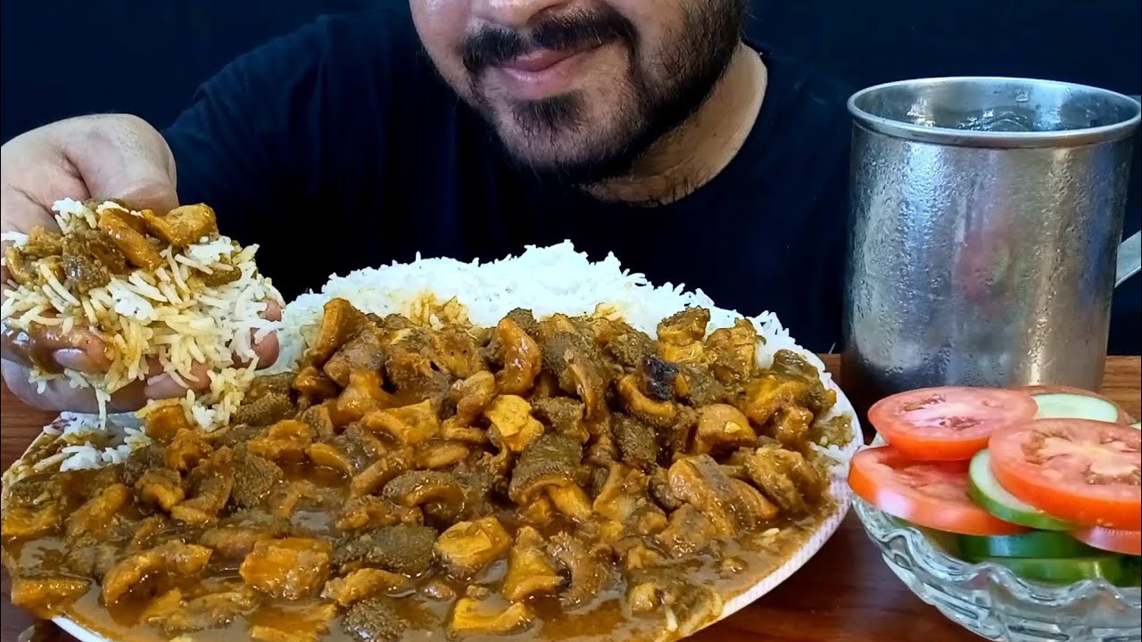 Mutton Spicy Boti Curry | Mutton Ojri Curry | Boti Curry ASMR *Eating Show* || Real Mukbang(No Talk)