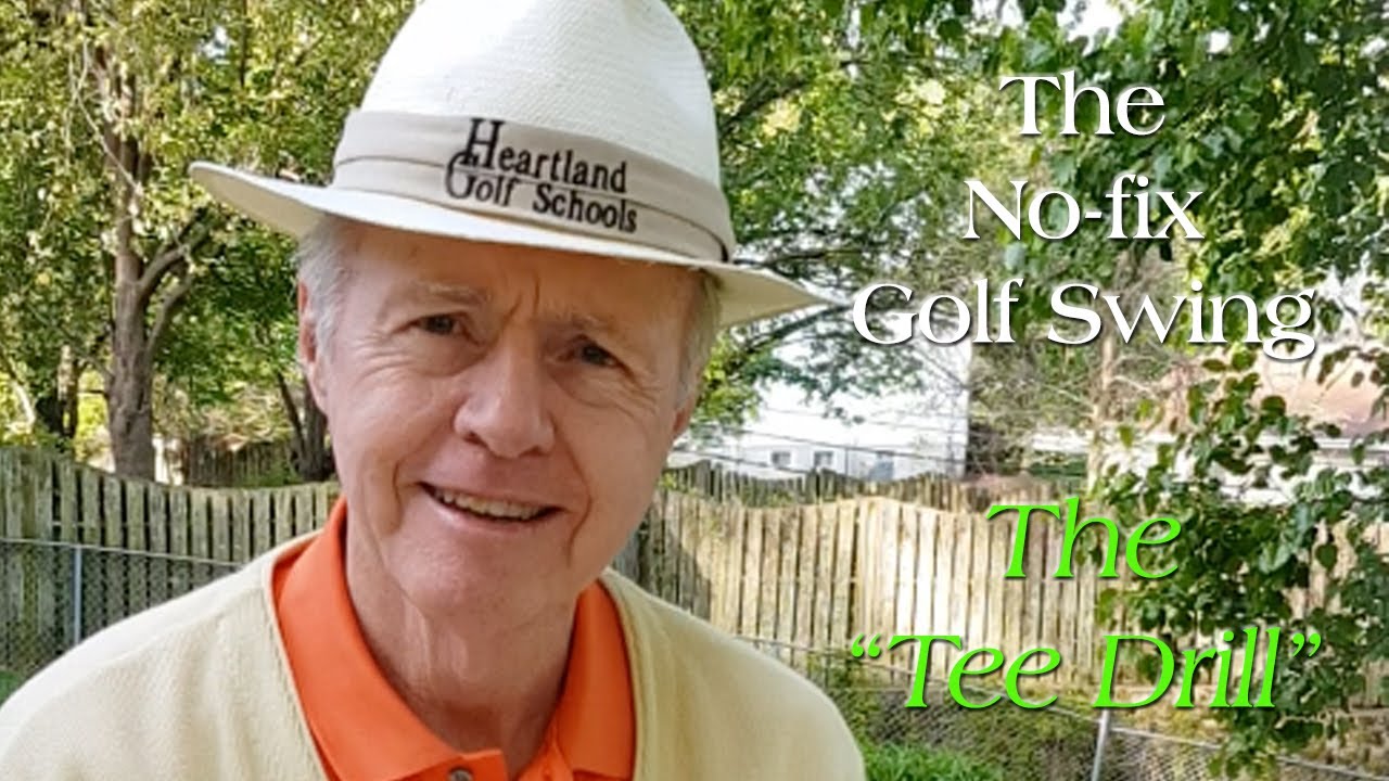 No-Fix Golf Swing --  Tee Drill
