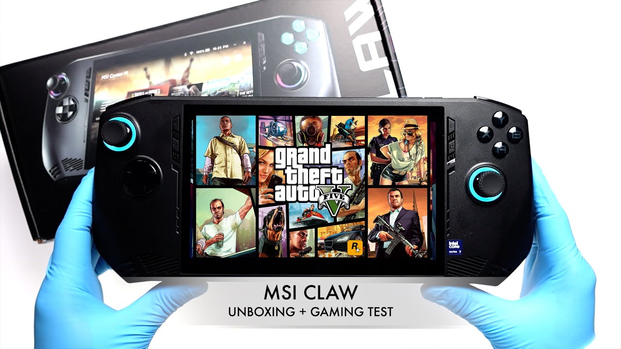 Unboxing ASMR [4K] + Gameplay MSI Claw Intel's NEW Handheld Gaming Console