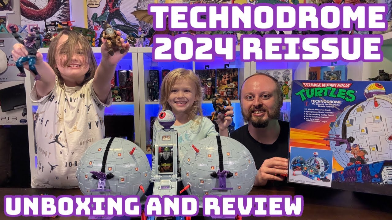 TMNT 2024 Reissue Technodrome Unboxing And Review