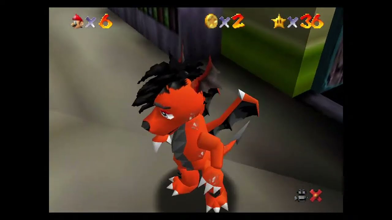 Super Dragon 64 - Playing as a Welsh Dragon - Basement - Part 2