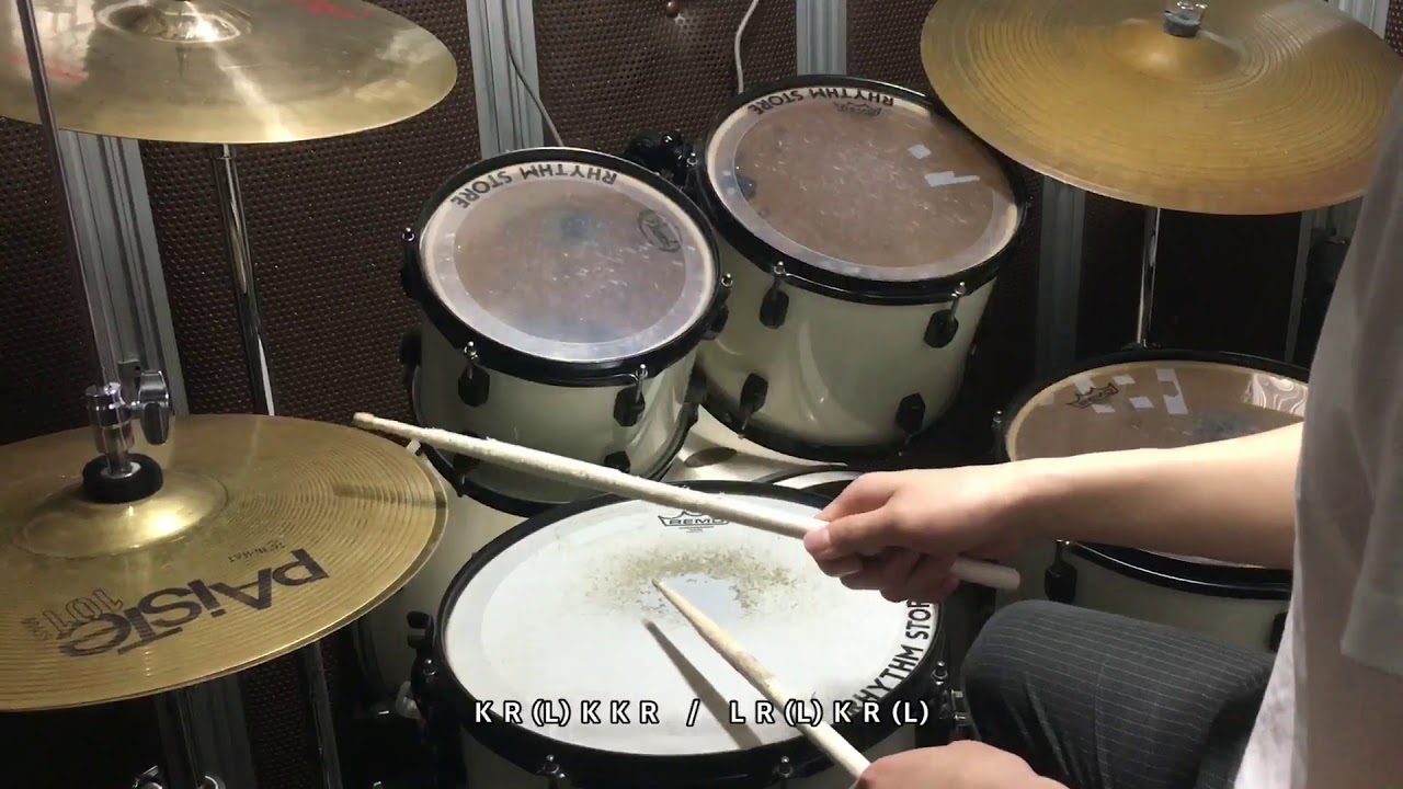 (4) easy gospel chops drum lesson