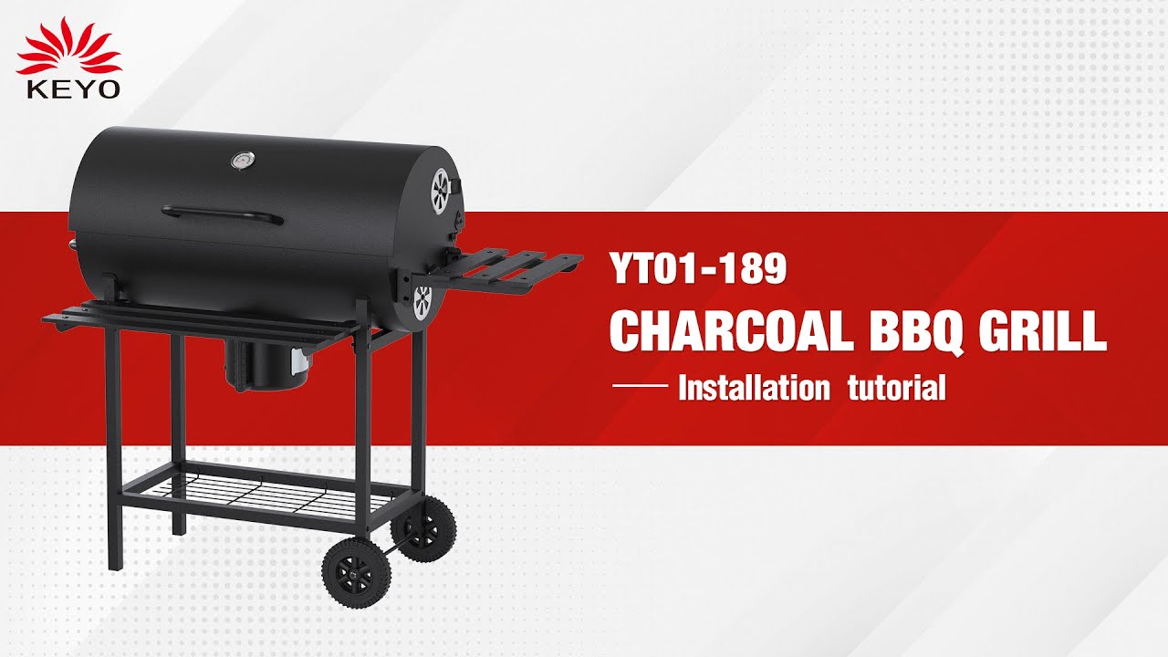 Charcoal BBQ Grill Installation: Easy 3D Animated Step-by-Step Guide