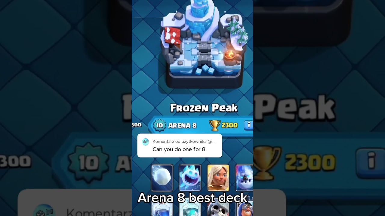 Arena 8 best Deck #clashroyale #emote #deck #gaming